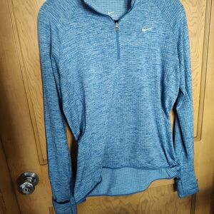 Nike Blue Quarter-Zip Pullover